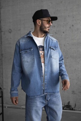 2 FAST 2 FURIOUS PRINTED DENIM JACKET BLUE 16964 - Thumbnail