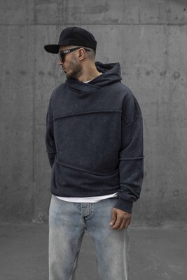 Antrasit Hoodie 1679 - Thumbnail (2)