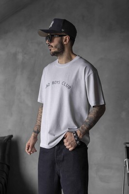 BAD BOYS CLUB PRINTED WASHED T-SHIRT WHITE 1770 - Thumbnail (2)