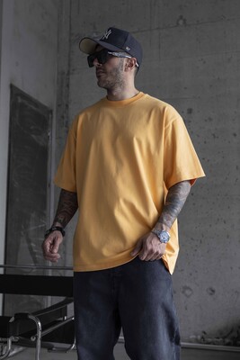 Black Island - BASIC OVERSIZE ORANGE T-SHIRT 1708 (1)