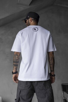 BLACK ISLAND BEAR PRINTED T-SHIRT WHITE 1729 - Thumbnail (2)