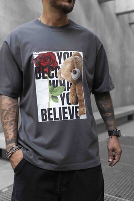 BEAR PRINTED T-SHIRT ANTRA 1750 - Thumbnail