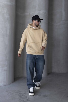 BEIGE Hoodie 1787 - Thumbnail (3)