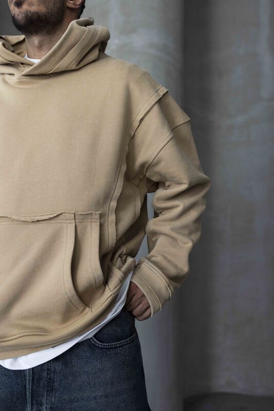 Black Island - BEIGE Hoodie 1787 (1)