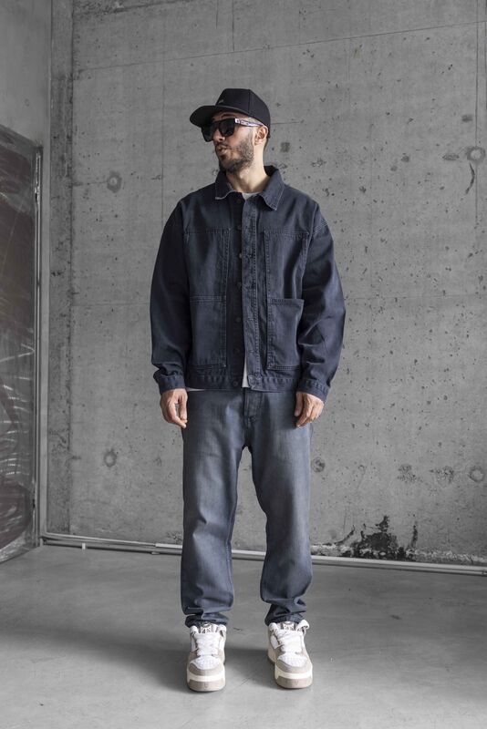 Black Island - Black Denim Jacket 16963