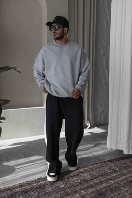 Black Island Gray Sweatshirt 1785 - Thumbnail