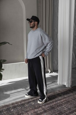 Black Island Gray Sweatshirt 1785 - Thumbnail