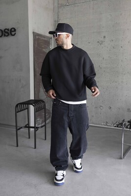 Black Island Black Sweatshirt 1785 - Thumbnail