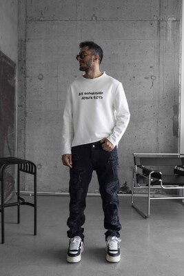 Black Island - Black Island White Sweatshirt 1794