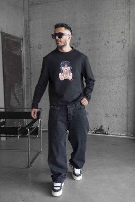 Black Island Black Sweatshirt 1796 - Thumbnail