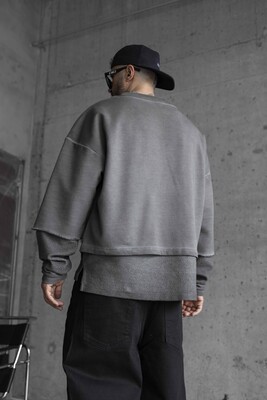 Black Island Off White Sweatshirt 1798 - Thumbnail