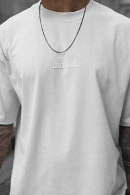 BLACK ISLAND WASHED T-SHIRT WHITE 1751 - Thumbnail