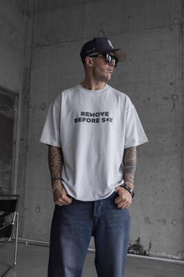 BLACK ISLAND WASHED T-SHIRT WHITE 1761 - Thumbnail (2)