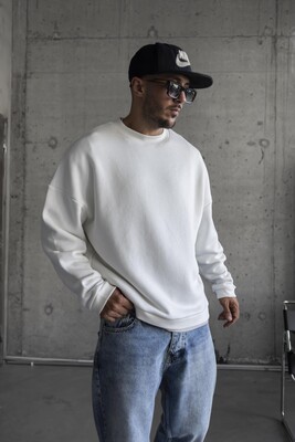 Black Island White Sweatshirt 1785 - Thumbnail