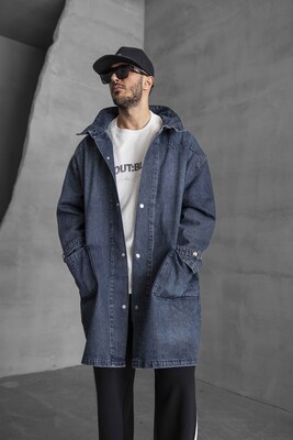 Black Island - Blue Denim Trenchcoats 16937 (1)