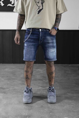 Black Island - DENIM SHORT BLUE 16351