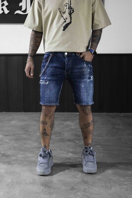 Black Island - DENIM SHORT BLUE 16352