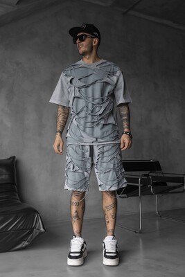 Black Island - Distressed Cut-Out Gray Set 1839-45