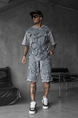 Black Island - Distressed Cut-Out Gray Set 1839-45 (1)