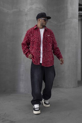 FLANNEL SHIRT RED 15367 - Thumbnail (3)