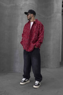 FLANNEL SHIRT RED 15367 - Thumbnail (2)