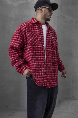 Black Island - FLANNEL SHIRT RED 15367 (1)