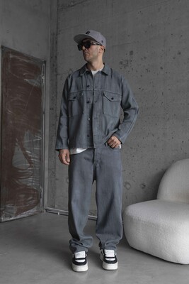 Black Island - GRAY JEANS JACKET 16999