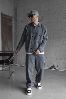 GRAY JEANS JACKET 16999 - Thumbnail (3)