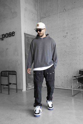 Grey Hoodie 1683 - Thumbnail (3)