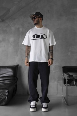 Black Island - ISL PRINTED T-SHIRT WHITE 1819