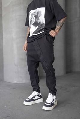 Jogger Pants Black 16485 - Thumbnail