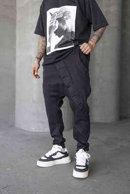 Jogger Pants Black 16485 - Thumbnail