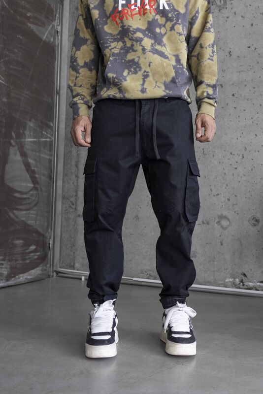 Black Island - Jogger Pants Black 16868