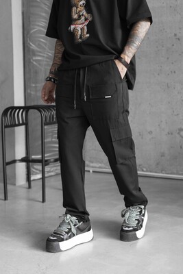 Jogger Pants Black 16301 - Thumbnail