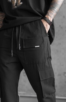 Jogger Pants Black 16301 - Thumbnail