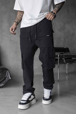 Black Island - Jogger Pants Black 16301 (1)