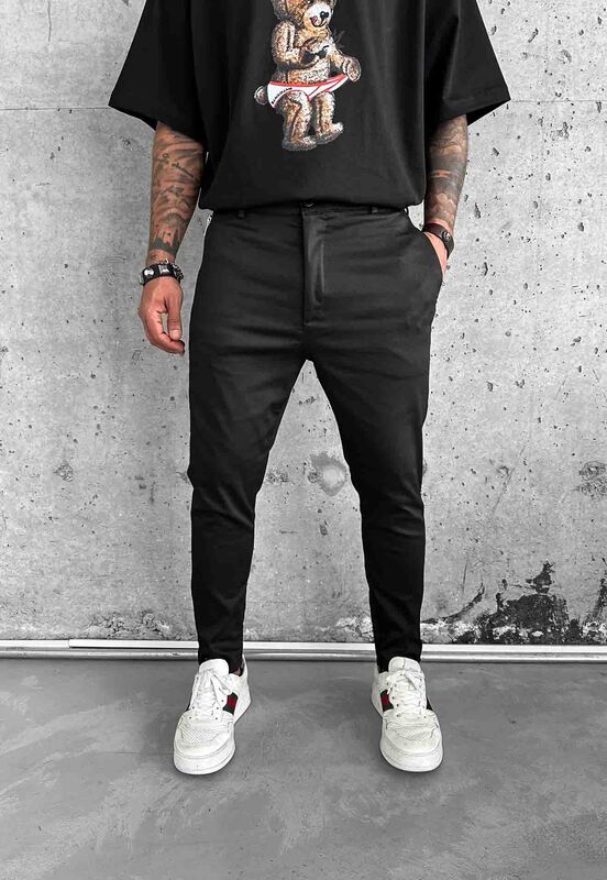 Black Island - Jogger Pants Black 16701