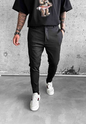 Jogger Pants Black 16701 - Thumbnail (3)