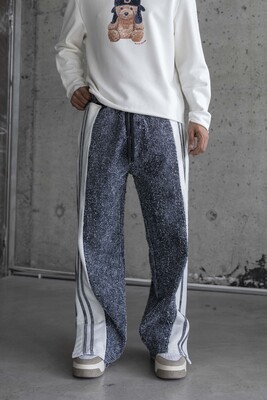 Black Island - Jogger Pants Blue White1797