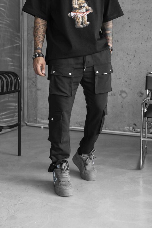 Black Island - Jogger Pants Black 16615