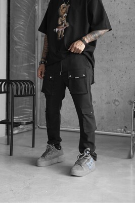 Jogger Pants Black 16615 - Thumbnail