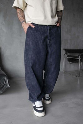 Loose Fit Blue Jeans 17069 - Thumbnail (2)