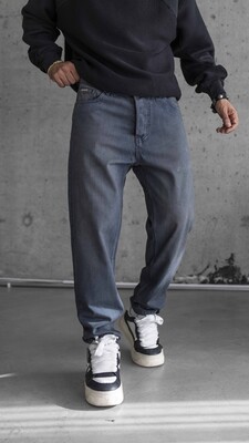 Black Island - Loose Fıt washed blue Jeans 16829 (1)