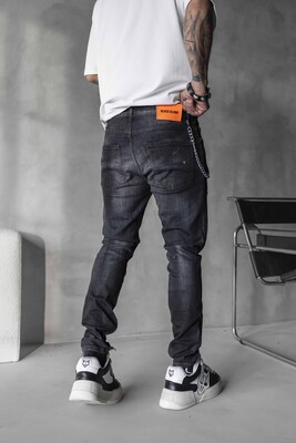 Lux Denim Black Jeans 16422 - Thumbnail (3)