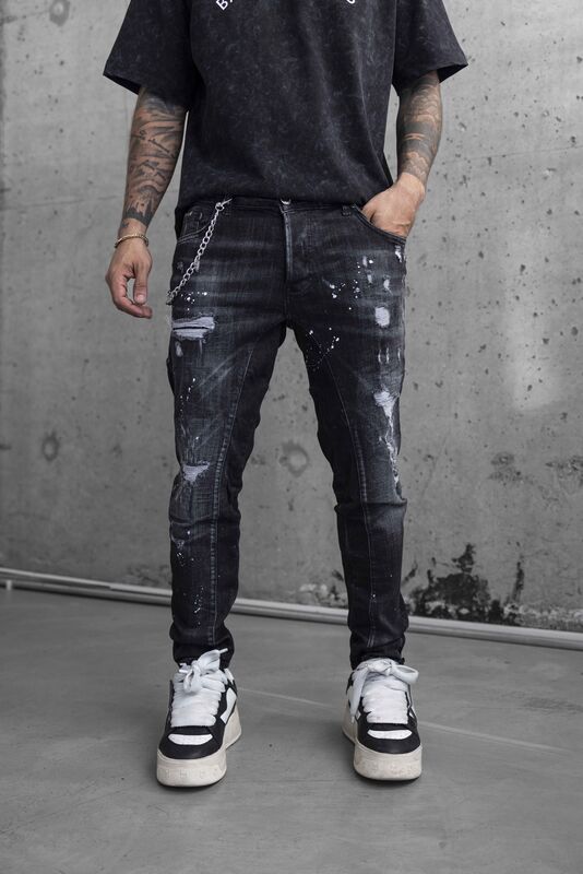 Black Island - Lux Denım Black Jeans 16714