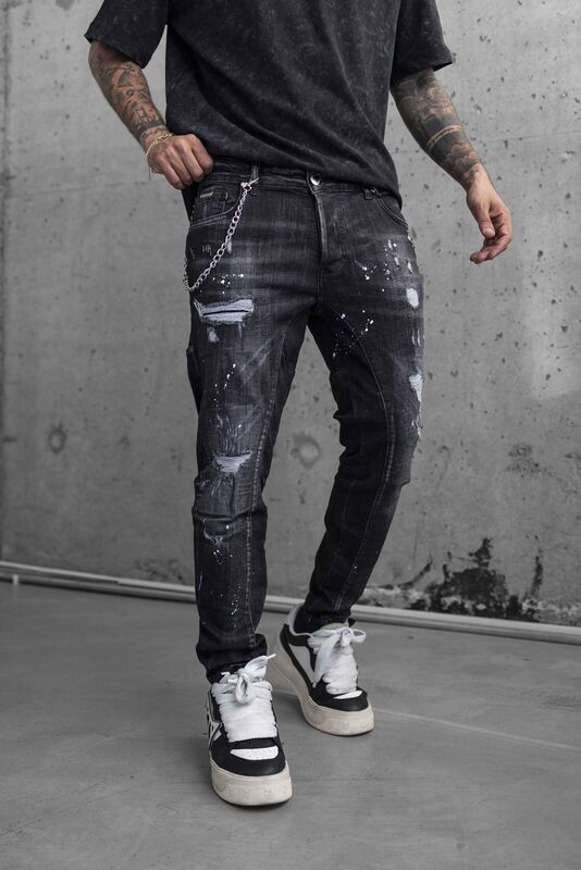 Black Island - Lux Denım Black Jeans 16714 (1)