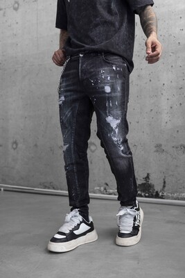 Lux Denım Black Jeans 16714 - Thumbnail