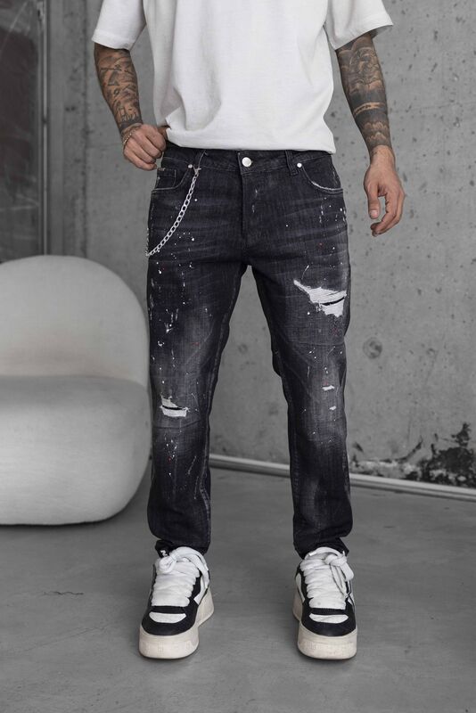 Black Island - Lux Denım Black Jeans 16913