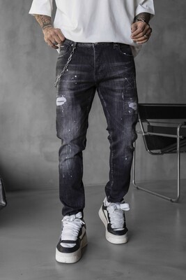 Black Island - Lux Denim Black Jeans 17025 (1)