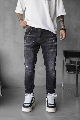 Black Island - Lux Denim Black Jeans 17031